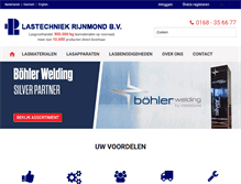 Tablet Screenshot of lastechniekrijnmond.nl